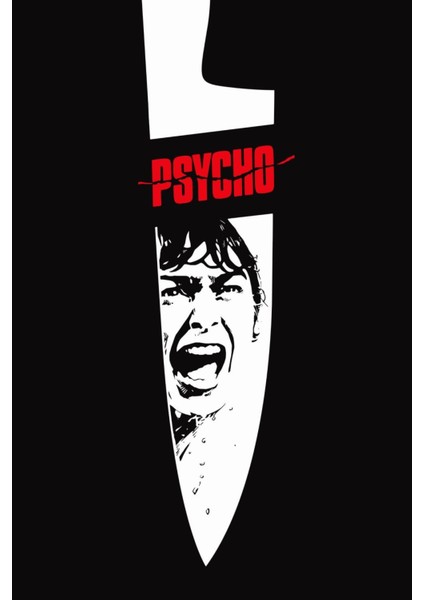 Psycho (1960) (Folyo / Afiş / Poster) 5217 ( 50 Cm X 70 Cm )