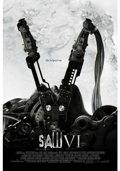 Saw Vı (2009) 1 (Folyo / Afiş / Poster) 5588 ( 50 Cm X 70 Cm )