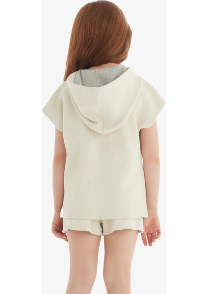Kız Çocuk Sweatshirt 60572 - Gri Melanj modelleri
