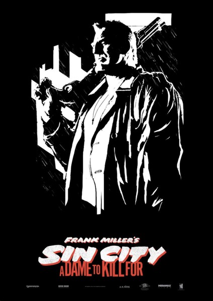 Sin City A Dame To Kill For (2014) (Folyo / Afiş / Poster) 5750 ( 50 Cm X 70 Cm )