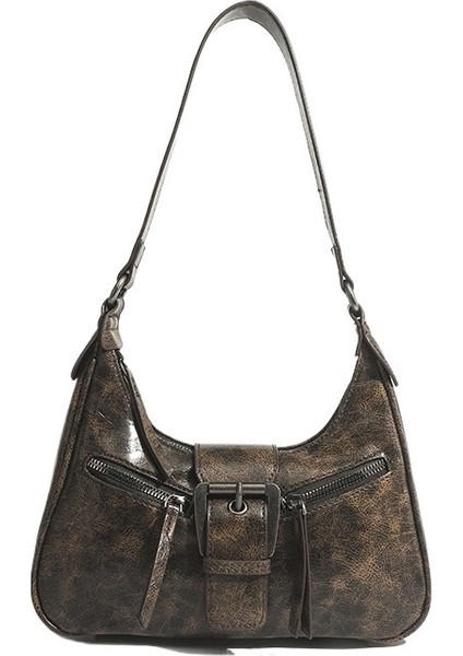 Retro Kadın Omuz Çantası Crossbody Çanta (Yurt Dışından)
