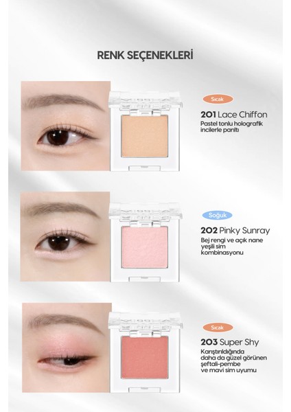 Uzun Süre Kalıcı Kolay Uygulanan Işıltılı Tekli Far Modern Shadow Shimmer (204 Sheer Pansy) fırsatları