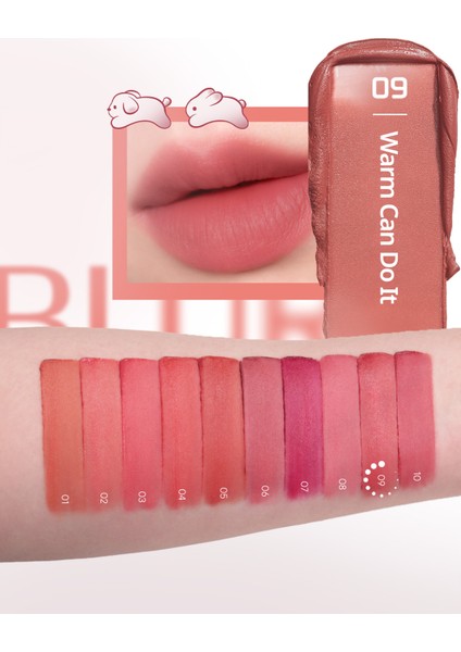 Gün Boyu Kalıcı Pürüzsüz Matlık Sunan Tint PERIPERA Over Blur Tint (009 Warm Can Do It) (Tteok)