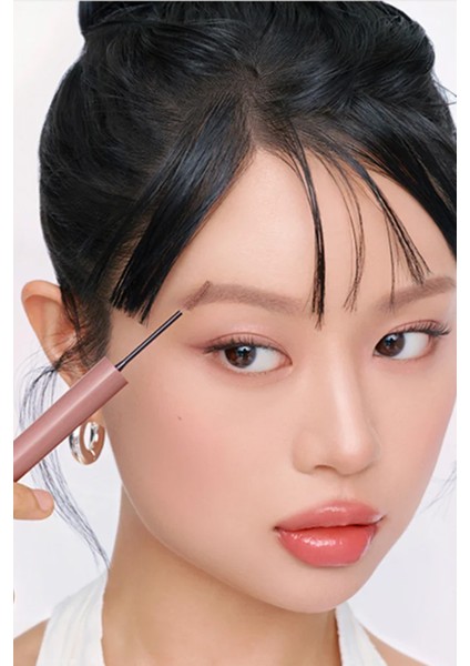 Özel Fırça Tasarımlı, Yoğun Pigmentli Kaş Maskarası PERIPERA Speedy Skinny Brow Mascara 05 Peony Ash