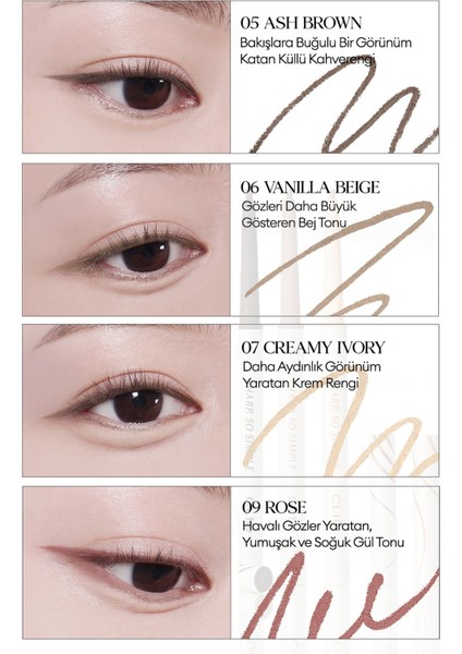 Suya Dayanıklı, İnce Uçlu Göz Kalemi CLIO Sharp So Simple Waterproof Pencil Liner (008 Coral) fırsatları