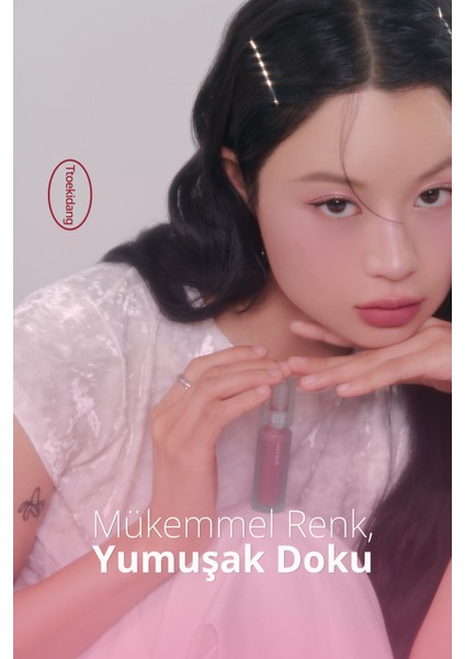 Gün Boyu Kalıcı Pürüzsüz Matlık Sunan Tint PERIPERA Over Blur Tint (010 Best Rose) (Tteok)