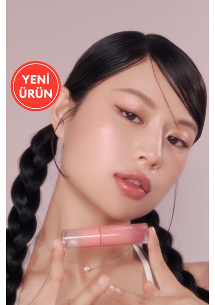 Kalıcı, Pigmentli, Parlak Bitişli Tint PERIPERA Ink Mood Glowy Tint 27 Joking Pink (Tteok Recipe)