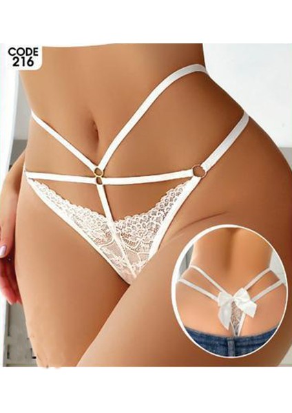 Kadın Iç Giyim Tanga Külot Perfect Fall D216 Beyaz
