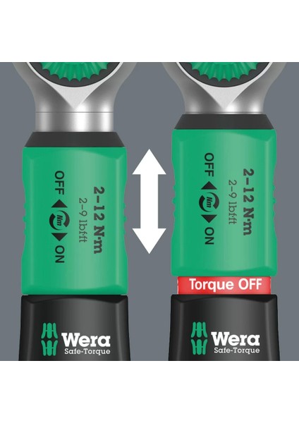 A1 Safe-Torque Tork Anahtarı 2-12NM 1/4" Set 05075830001