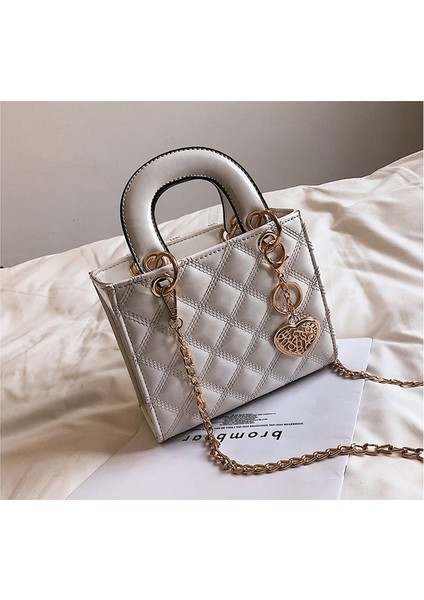 Kadınlar Için Moda Küçük Kare Çanta Crossbody Çanta Eşkenar Dörtgen Omuz Çantası (Yurt Dışından) fiyatları