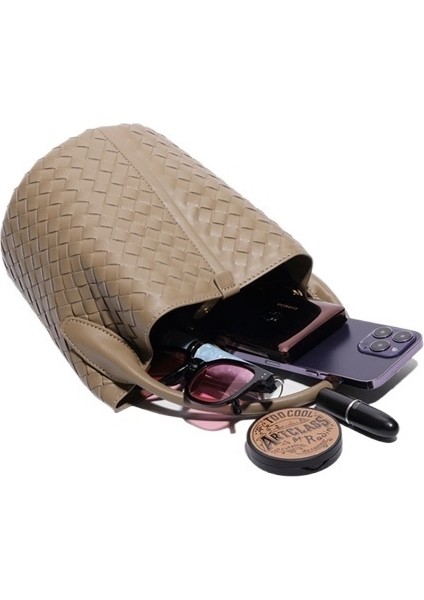 El Yapımı Dokuma Çanta Kova Çanta Kadın Rahat Omuz Crossbody Çanta (Yurt Dışından) modelleri