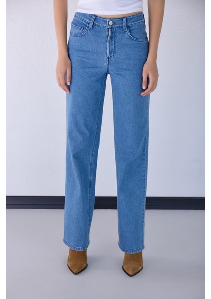 Orta Bel Wide Leg Jean fiyatları