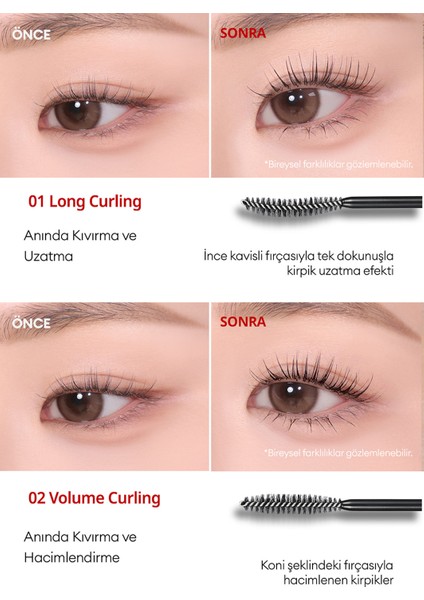 Kalıcı, Kirpikleri Dipten Uca Kıvıran Maskara CLIO Kill Lash Superproof Mascara (010 Sharp Curl)