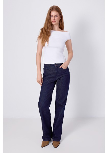 Orta Bel Wide Leg Pantolon