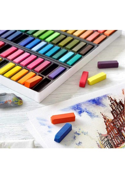 Creative Studio Mini Toz Pastel Boya (Soft) 72 Renk Yarım Boy (5175128272)