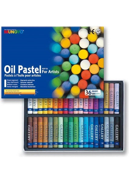 MOP-36 Yağlı Pastel Boya, 36 Renk
