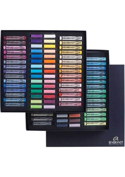 Rembrandt Soft Pastel Boya 120'li (60 Tam + 60 Yarım)