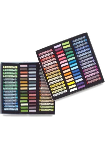 Rembrandt Soft Pastel Boya 120'li (60 Tam + 60 Yarım)