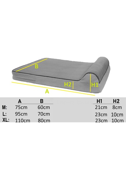 Premium Cleopatra Blok Sungerli Alezli Fermuarlı Yıkanabilir Köpek Yatağı