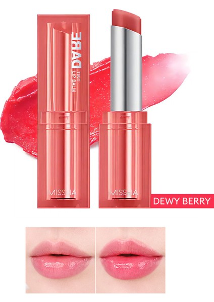 MISSHA Dudaklara Yoğun Bakım Yapan Renkli Dudak Balmı Dare Tint Lip Balm (Dewy Bery)