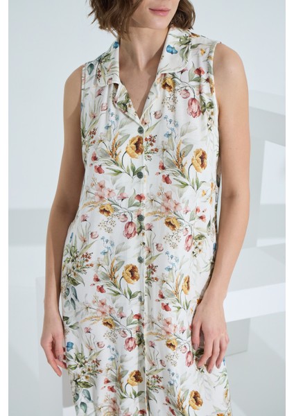 Bambu Kolsuz Cepli Yazlık Kadın Gecelik 72908 fırsatları