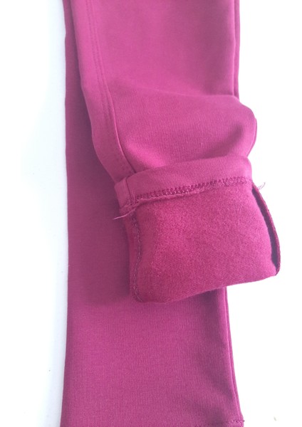 Kız Çocuk Beli Lastikli Pamuklu Esnek Kışlık Kumaş Tayt Pantolon fırsatları