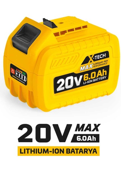 20 Volt Yedek Batarya(6.0AH)
