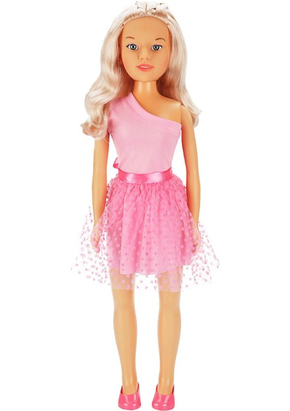 Dollz'n More Yürüyüş Arkadaşım Clara Party 80 cm - Pembe Elbiseli