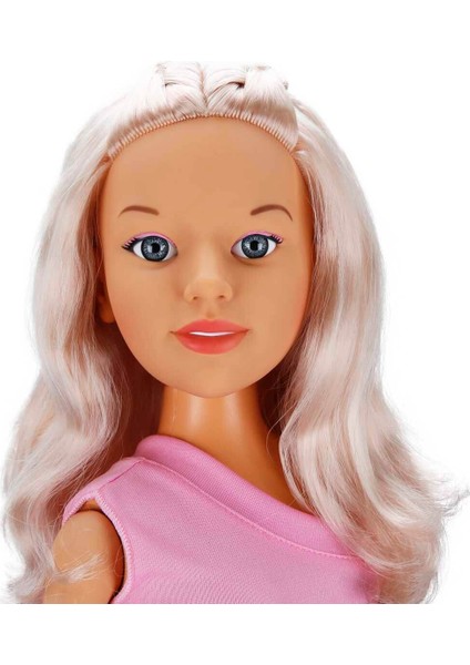 Dollz'n More Yürüyüş Arkadaşım Clara Party 80 cm - Pembe Elbiseli