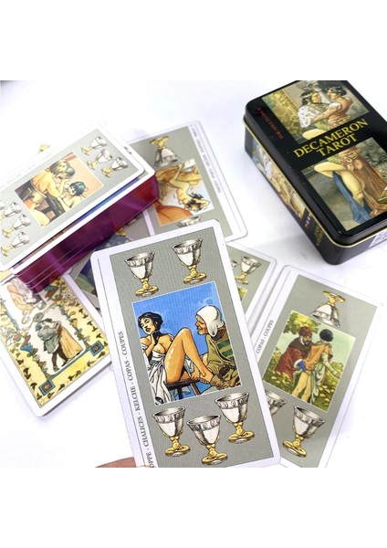 Decameron Tarot Kartı Metal Kutu indirimleri