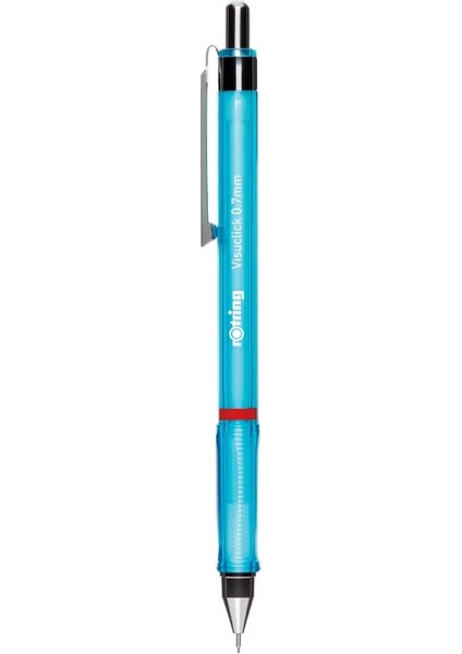| Visuclick Versatil Kalem, 0.7 mm Uç, Mavi, Ergonomik Üçgen Tutuş, Metal Mekanizma