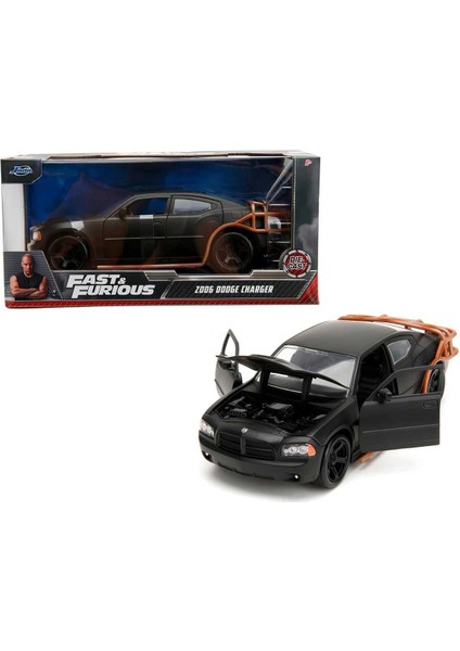 1:24 F&f Dodge Charger Heist Car Black