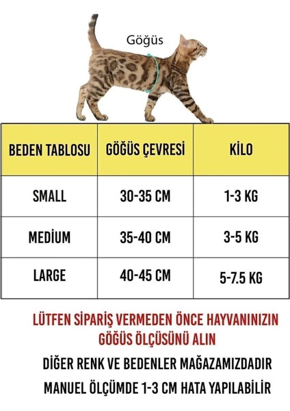Kedi Gezdirme Boyun Tasması
