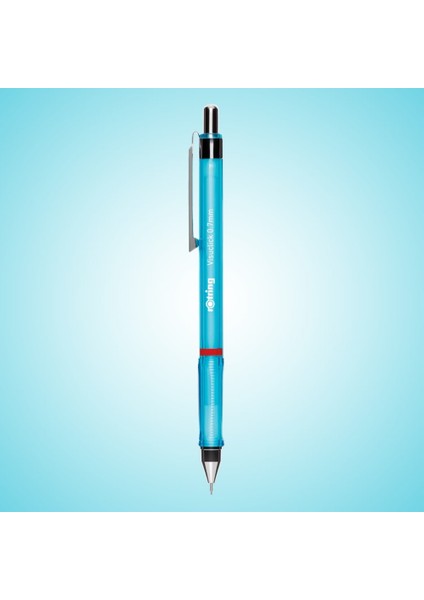 | Visuclick Versatil Kalem, 0.7 mm Uç, Mavi, Ergonomik Üçgen Tutuş, Metal Mekanizma