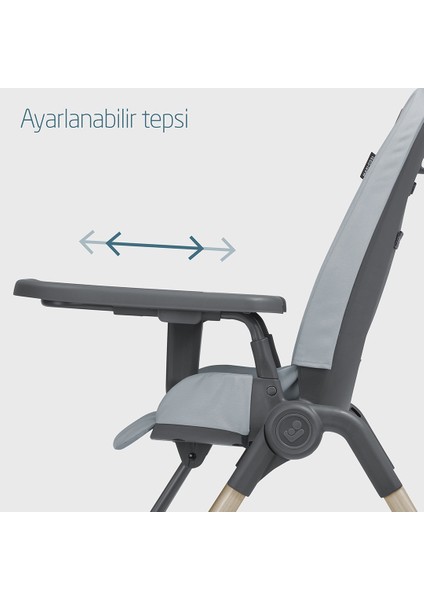 Ava Ultra Kompakt Mama Sandalyesi Beyond Grey