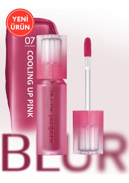 Gün Boyu Kalıcı Pürüzsüz Matlık Sunan Tint PERIPERA Over Blur Tint (007 Cooling Up Pink)