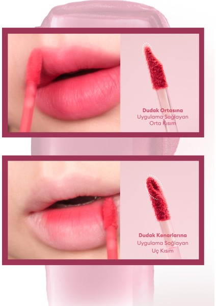 Gün Boyu Kalıcı Pürüzsüz Matlık Sunan Tint PERIPERA Over Blur Tint (007 Cooling Up Pink)