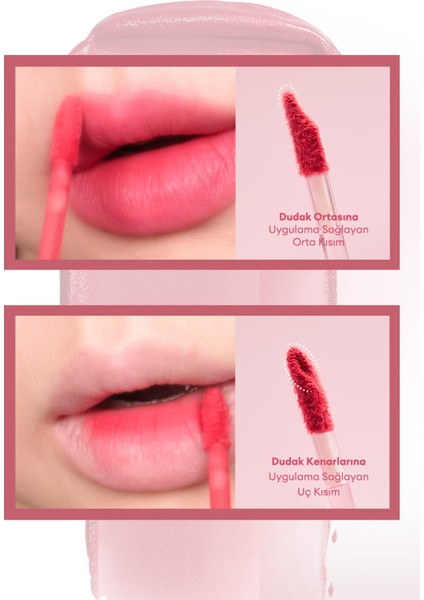 Gün Boyu Kalıcı Pürüzsüz Matlık Sunan Tint PERIPERA Over Blur Tint (006 Mauve-Treaming)