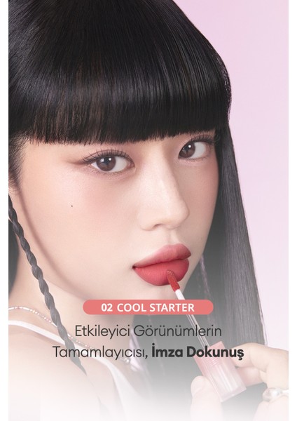 Gün Boyu Kalıcı Pürüzsüz Matlık Sunan Tint PERIPERA Over Blur Tint (002 Cool Starter)