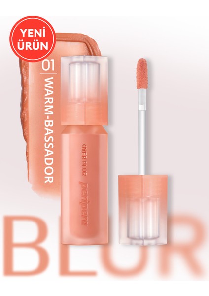 Gün Boyu Kalıcı Pürüzsüz Matlık Sunan Tint PERIPERA Over Blur Tint (001 Warm-Bassador)