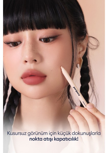 Renk Düzenleyici Kalem Kapatıcı Bej Renk PERIPERA Mood Fit Pencil Concealer 003 Cover Beige