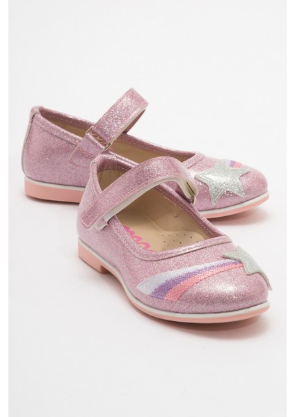 Kız Çocuk Pudra Yıldızlı Günlük Babet fiyatları