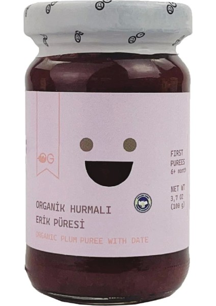 Og Natural Organik Hurmalı Erik Püresi 105 gr