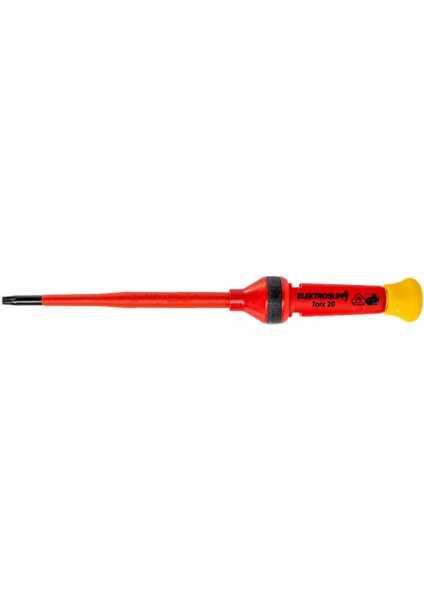 1000V Elektro Slim Torx Uçlu Tornavida T20 4.5X100 mm fırsatları