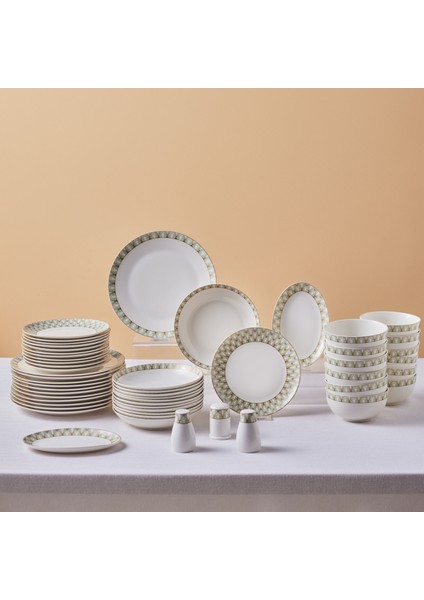 Forever Bone Emerald 53 Parça 12 Kişilik Yemek Takımı