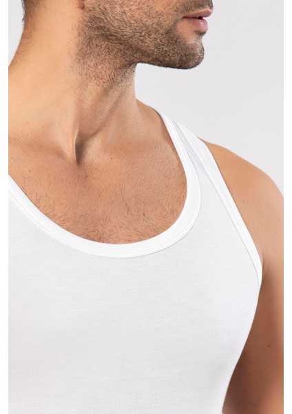 Beyaz Micro Modal Premium Erkek Atlet indirimleri