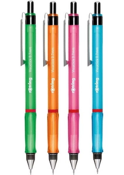 | Visuclick Versatil Kalem, 0.7 mm Uç, Opak Yeşil, Ergonomik Üçgen Tutuş, Metal Mekanizma indirimleri