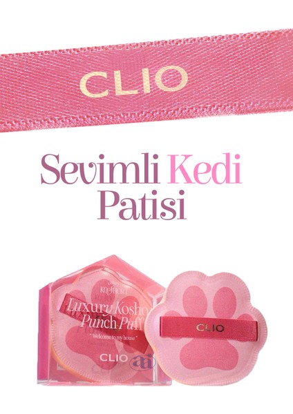 Kavisli Şekliyle Kolay Uygulama Sunan Makyaj Pufu CLIO Koshort Puff (Luxury Koshort) fiyatları