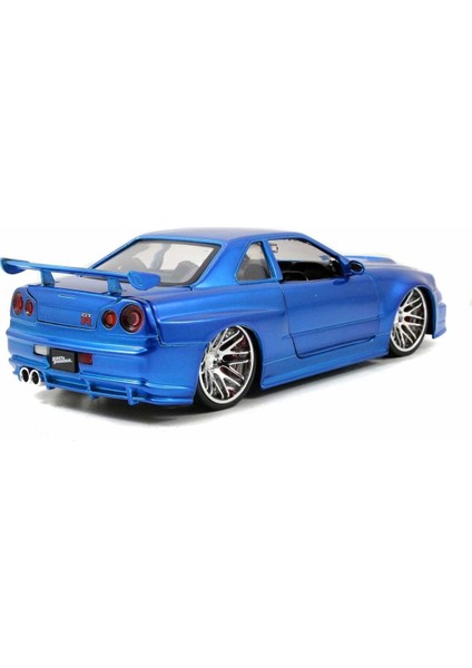 1/24 Fast & Furious 2002 Nissan Skyline Blue modelleri