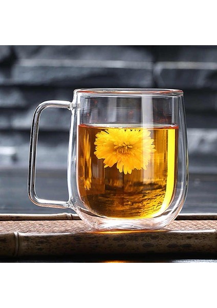 - 1 Adet Coffe Bardağı - Bitki Çayı Kupa Bardak , Şık ve Modern Tasarım 250 ML